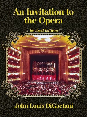 cover image of An Invitation to the Opera, Revised Edition